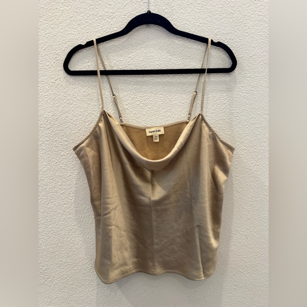 Open Edit camisole with adjustable straps